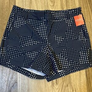 NWT Spanx Sunshine 4" Shorts in Dot Patch Midnight Navy Size M